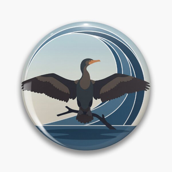 Item preview, Great Cormorant Wave designed and sold by OffBeatLab.