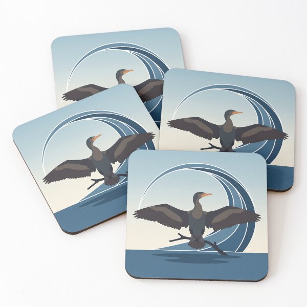Item preview, Great Cormorant Wave designed and sold by OffBeatLab.