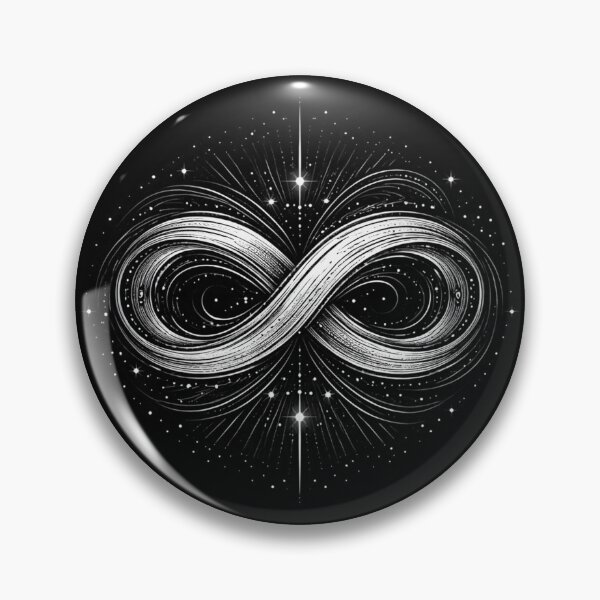 Item preview, Cosmic Infinity Symbol - Eternal Universe Engraving Art designed and sold by Ousuke ARTs.