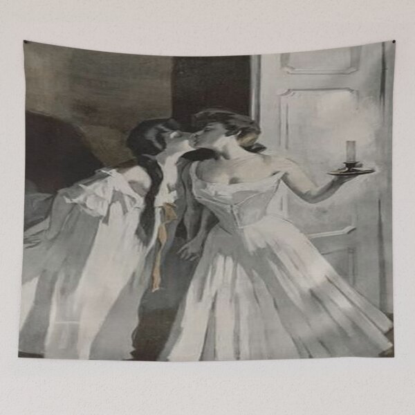 Item preview, Lesbian Lovers Steal a Kiss designed and sold by Aqualung1971.
