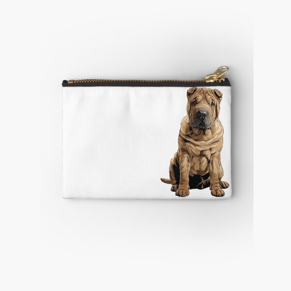 Item preview, Brown Shar pei Dog Illustration designed and sold by whyitsme.