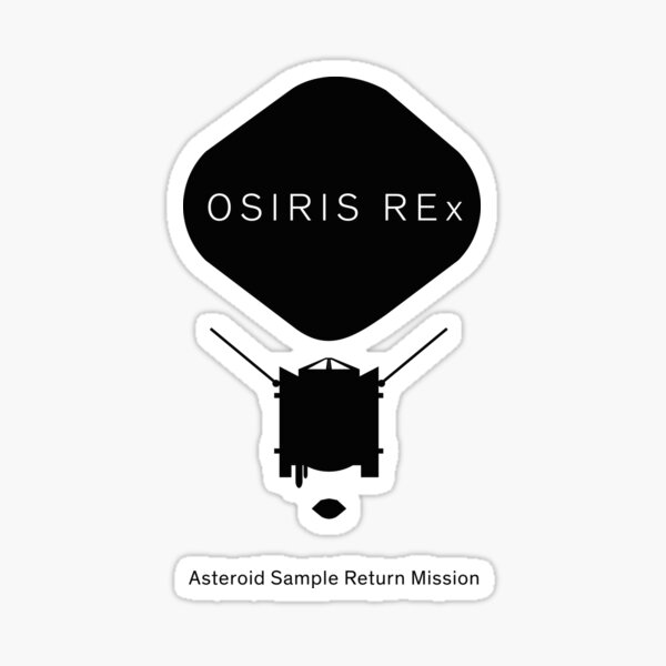 Vista previa del artículo con la obra «OSIRIS REx Mission Black Design», diseñado y vendido por Ray Cassel.