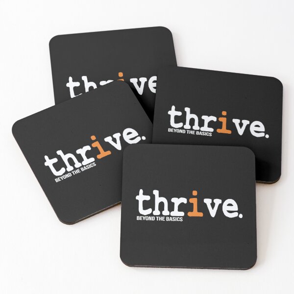 Item preview, Thrive. Beyond the Basic. – Growth & Elevated Living Quote designed and sold by Verse & Vibes.