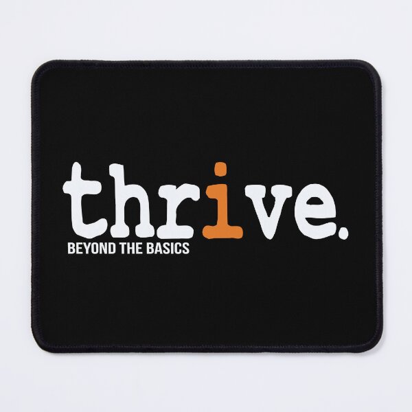 Item preview, Thrive. Beyond the Basic. – Growth & Elevated Living Quote designed and sold by Verse & Vibes.