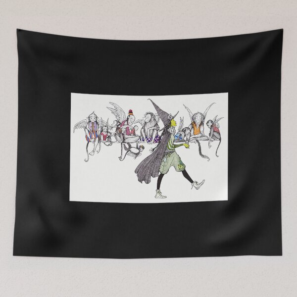 Item preview,  Flying Monkeys And Witch designed and sold by Wutkub39.