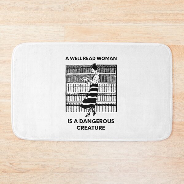 Item preview, A well read woman is a dangerous creature  designed and sold by Shanyacreates.