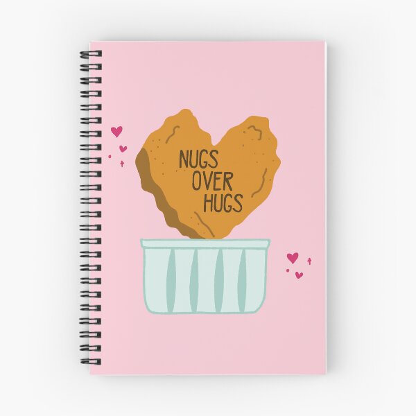 Item preview, Nugs Over Hugs Funny Art | Cute Anti Love Food Print designed and sold by CookieFeet.