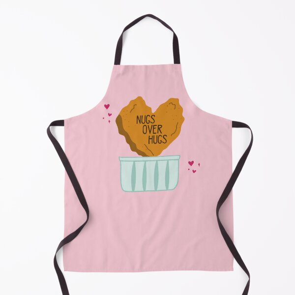 Item preview, Nugs Over Hugs Funny Art | Cute Anti Love Food Print designed and sold by SweetButSnarky.