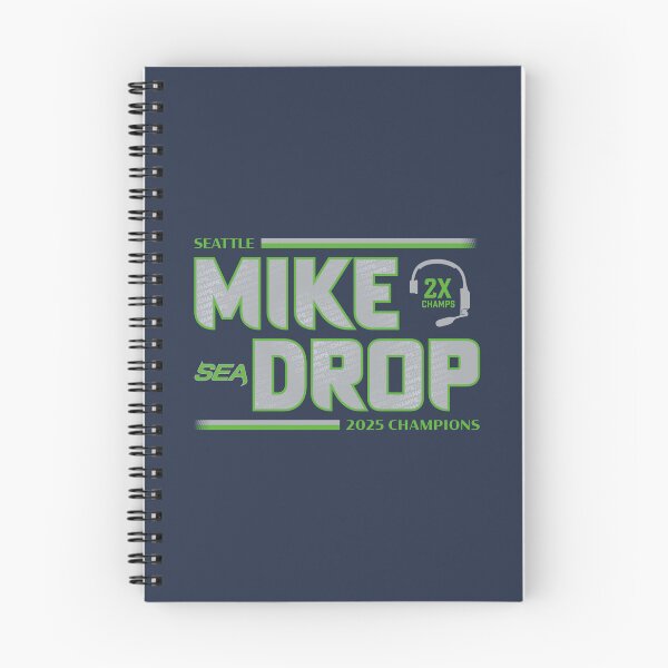 Item preview, MIKE DROP - Seattle - 2025 Champions (on Navy) designed and sold by GX3-Creative.