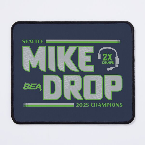 Item preview, MIKE DROP - Seattle - 2025 Champions (on Navy) designed and sold by GX3-Creative.