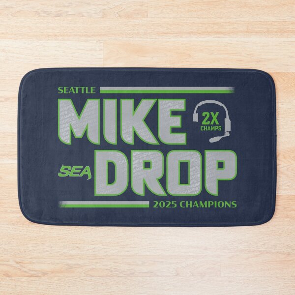 Item preview, MIKE DROP - Seattle - 2025 Champions (on Navy) designed and sold by GX3-Creative.