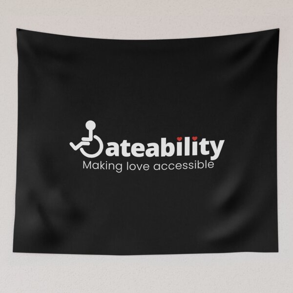 Item preview, Logotipo y eslogan de Dateability: Hacer el amor accesible designed and sold by MarieJoly.