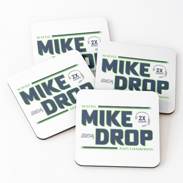 Item preview, MIKE DROP - Seattle - 2025 Champions (on White) designed and sold by GX3-Creative.