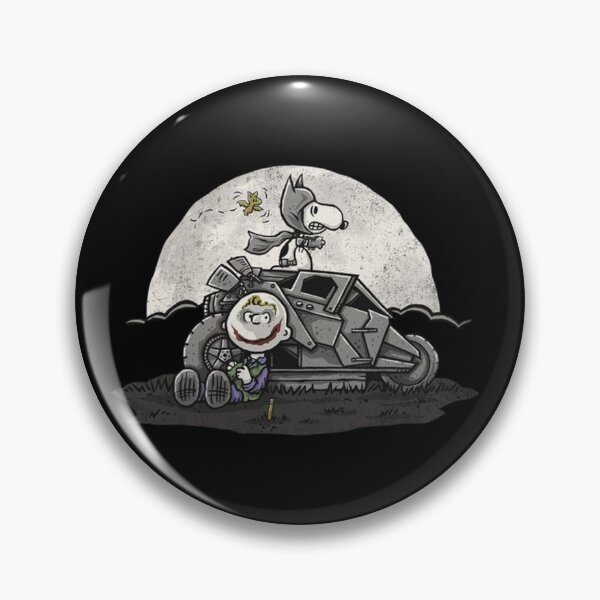 Item preview, The Dark Knight & The Joker Peanuts Mashup designed and sold by moamaxshop.