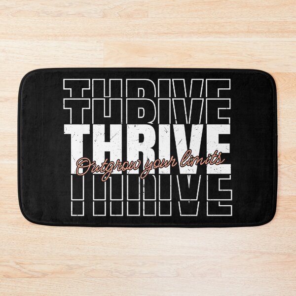 Item preview, Thrive. Outgrow Your Limits – Growth & Mindset Inspirational Quote designed and sold by Verse & Vibes.