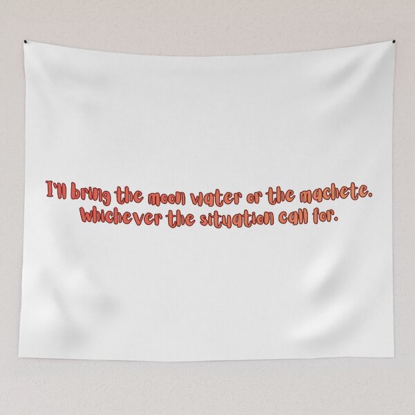 Item preview, Funny Quote Moon Water Machete designed and sold by GraveyardGlam.
