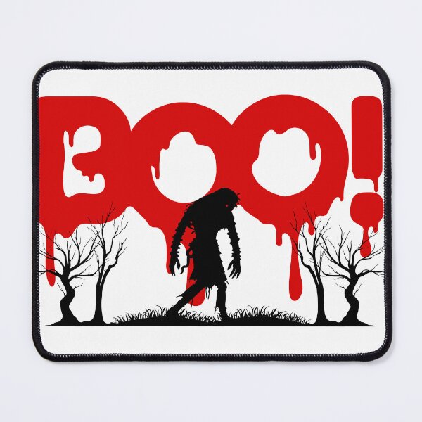 Item preview, Boo Horror Typography Spooky Art designed and sold by GraveyardGlam.