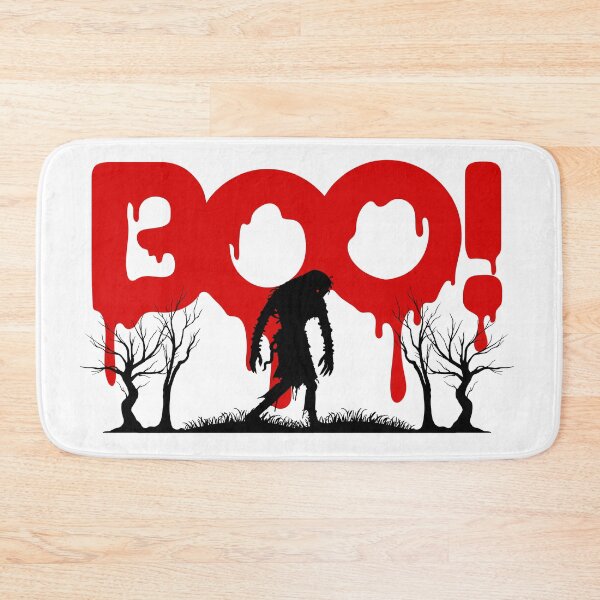 Item preview, Boo Horror Typography Spooky Art designed and sold by GraveyardGlam.