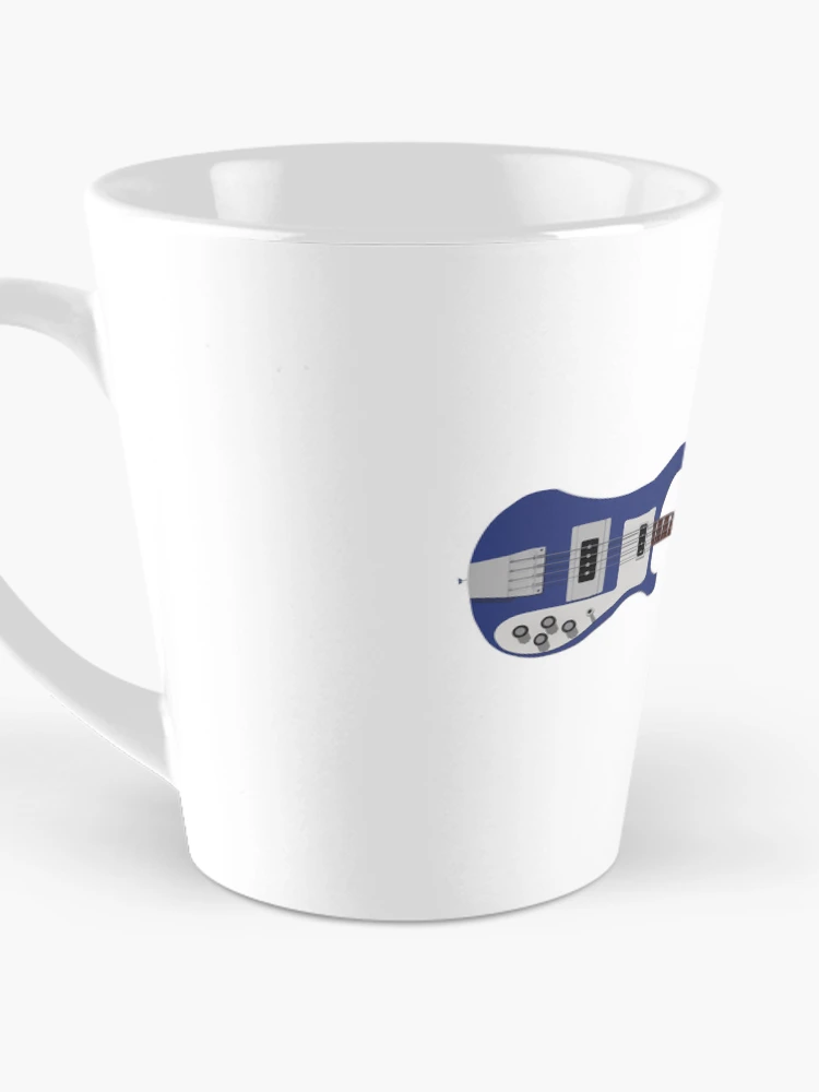 Thumbnail 3 of 4, Coffee Mug, Blue Rickenbacker Bass designed and sold by Steve Stones.