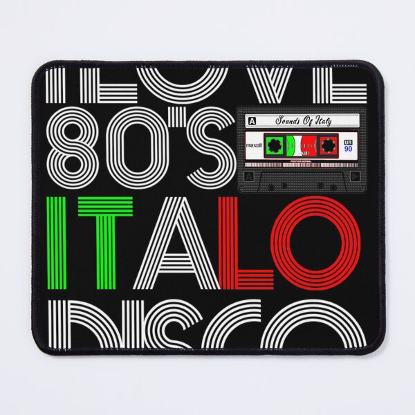 Item preview, I Love 80' Italo Disco Black designed and sold by Devenyi.