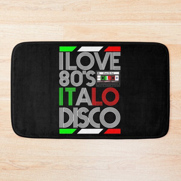 Item preview,  I Love 80' Italo Disco Black designed and sold by Devenyi.