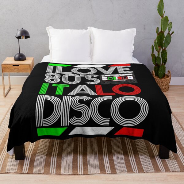 Item preview,  I Love 80' Italo Disco Black designed and sold by Devenyi.