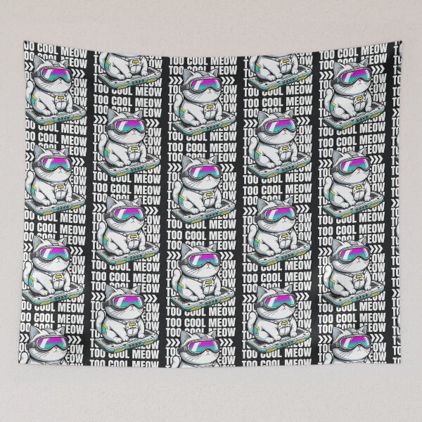 Item preview, Too Cool Meow – Futuristic Cat Street Style designed and sold by Taans-Creation.