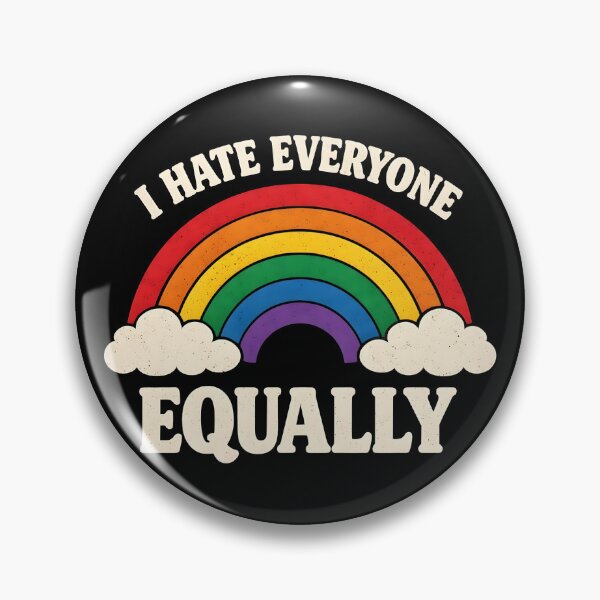 Item preview, I HATE EVERYONE EQUALLY designed and sold by artbycynthias.