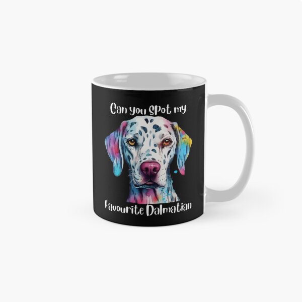 Item preview, Funny Painted Dog Spot Dalmatian Comedy T-Shirt Tee designed and sold by FunnyTeeShirtuk.