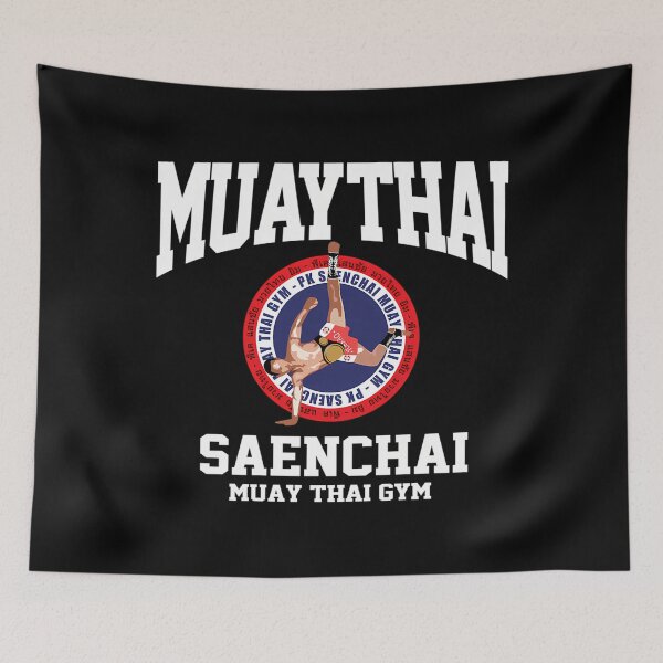 Item preview, Cartwheel Kick Pk Saenchai Muay Thai Boxing Gym Lumpinee Champion designed and sold by Unreal-Cairo.