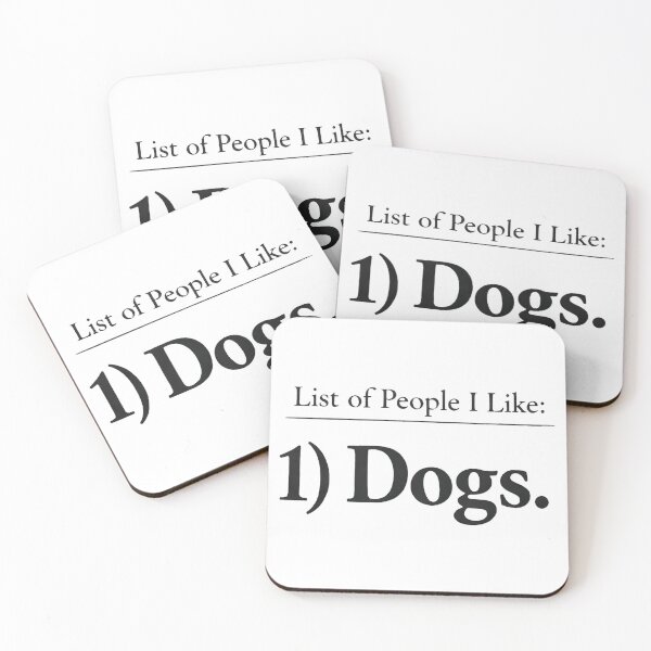 Item preview, List of People I Like: Dogs designed and sold by artbycynthias.