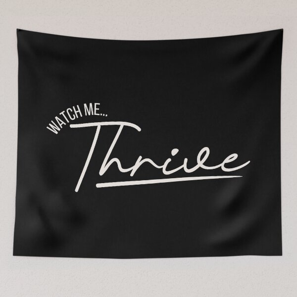 Item preview, Watch Me Thrive – Confidence & Growth Mindset Quote designed and sold by Verse & Vibes.