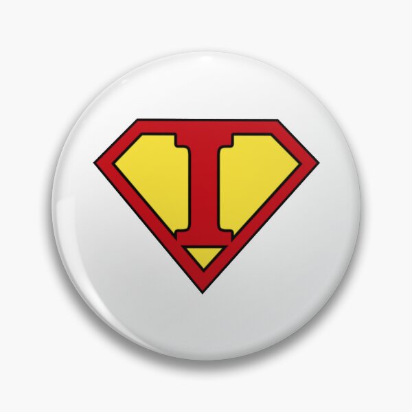 Item preview, Superhero Symbol Letter I  designed and sold by diannejhall.