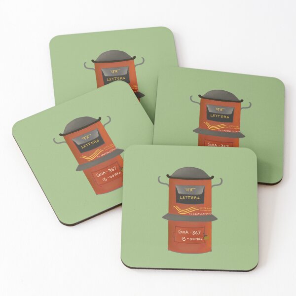Item preview, Vintage indian postbox sticker designed and sold by PrajaktaPathak.