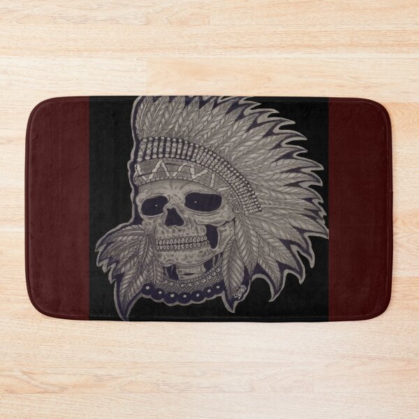 Item preview, Indian skull designed and sold by pksart1.