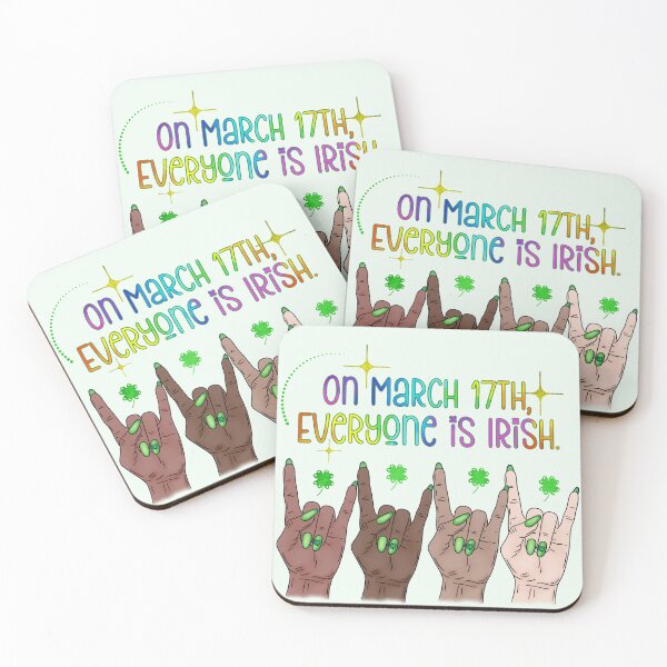 Item preview, St. Patrick’s Day Everyone is Irish  designed and sold by Ink & Kind Studio.