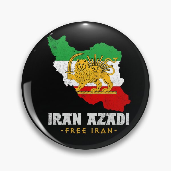 Item preview, IRAN AZADI Iran Flag Map Lion Sun Sword Free Iran Revolution designed and sold by bentonruiz.