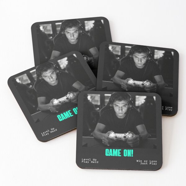 Item preview, Game On – Level Up Play Hard Gaming Design designed and sold by GamerLife31.