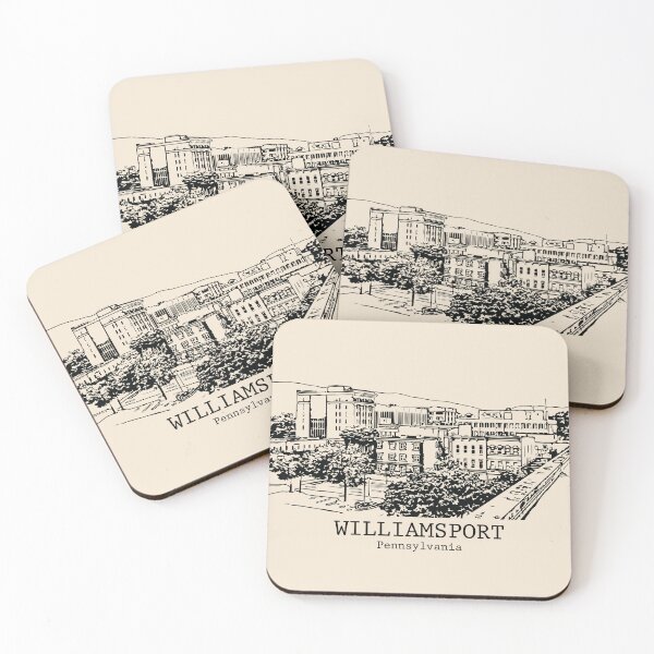 Artikelvorschau, Williamsport - Pennsylvania entworfen und verkauft von Lakeric Cityscapes.