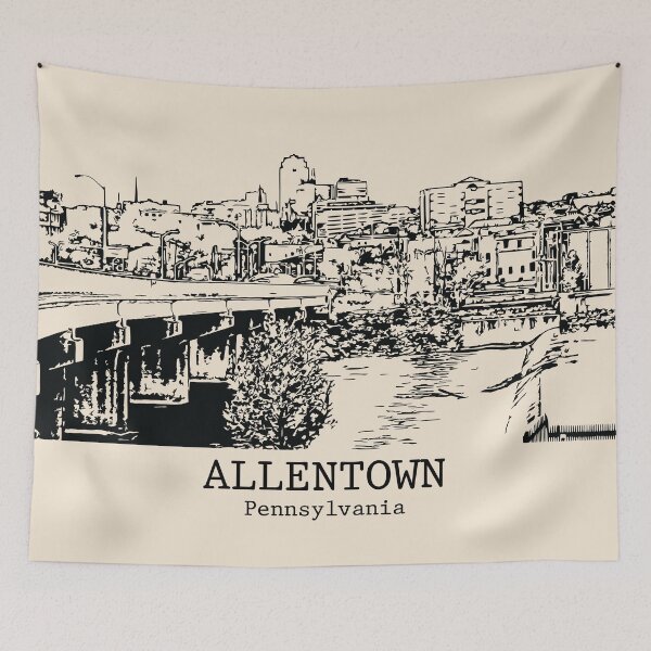 Item preview, Allentown - Pennsylvania designed and sold by Lakeric Cityscapes.