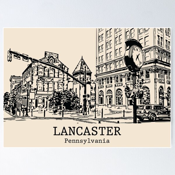 Item preview, Lancaster - Pennsylvania designed and sold by Lakeric Cityscapes.