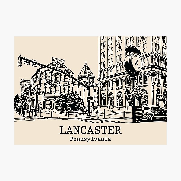 Item preview, Lancaster - Pennsylvania designed and sold by Lakeric Cityscapes.