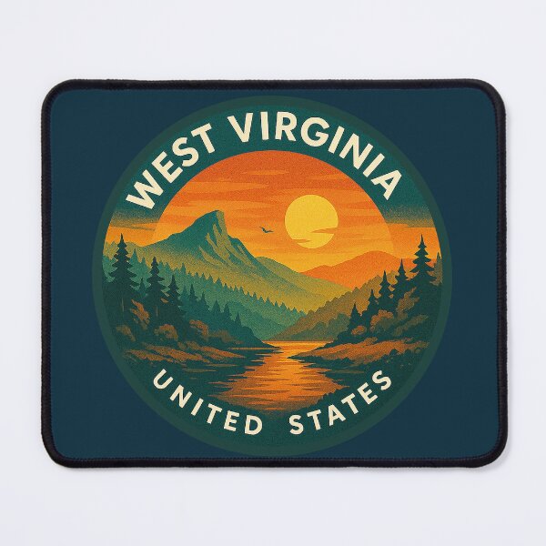 Item preview, West Virginia USA Vintage Travel designed and sold by Thistle-TShop.
