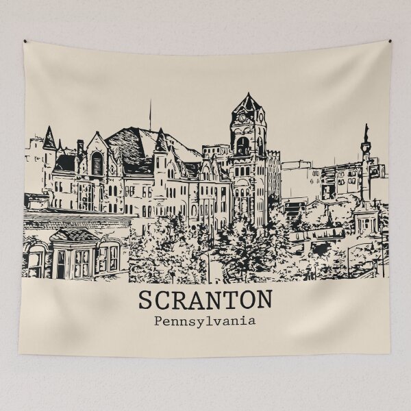 Item preview, Scranton - Pennsylvania designed and sold by Lakeric Cityscapes.