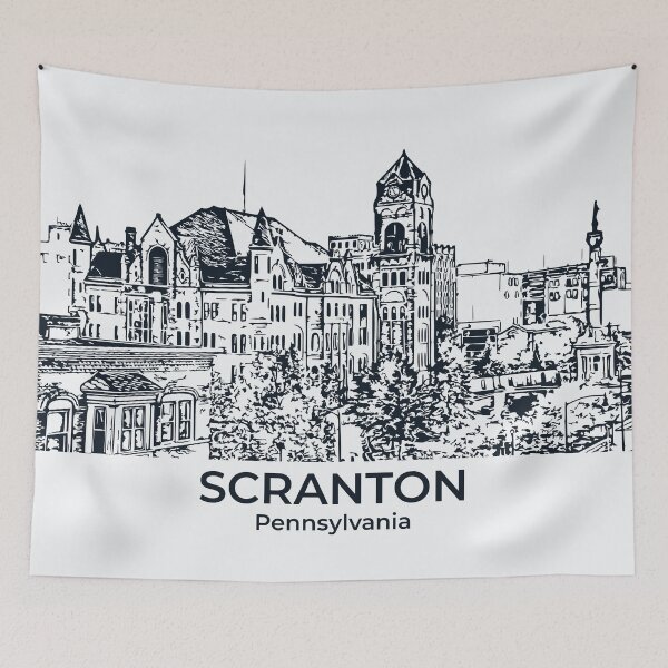 Item preview, Scranton - Pennsylvania designed and sold by Lakeric Cityscapes.