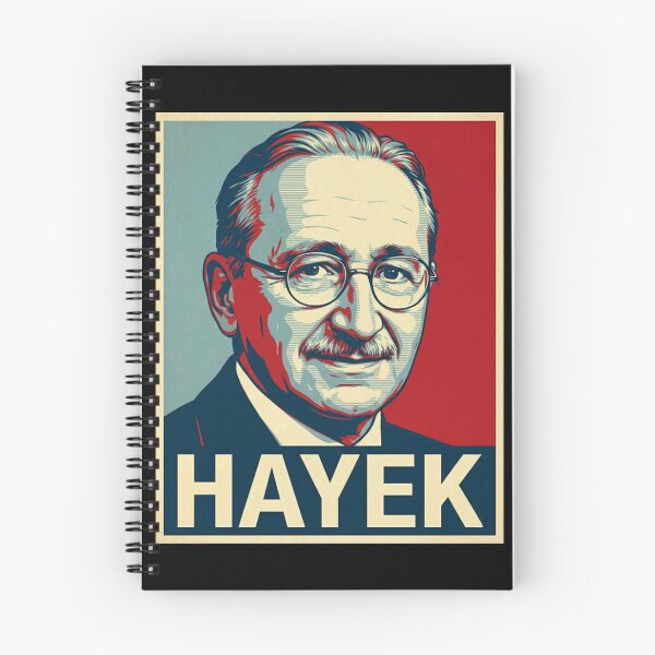 Item preview, Friedrich Hayek  Hope Style Retro Poster Art designed and sold by Anya Byron.
