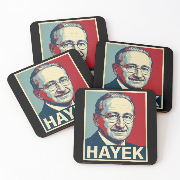Item preview, Friedrich Hayek  Hope Style Retro Poster Art designed and sold by Anya Byron.