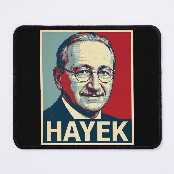 Item preview, Friedrich Hayek Hope Style Retro Poster Art designed and sold by Anya Byron.