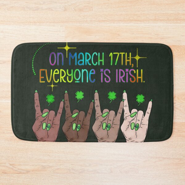 Item preview,  St. Patrick’s Day Everyone is Irish  (Dark Background) designed and sold by Ink & Kind Studio.