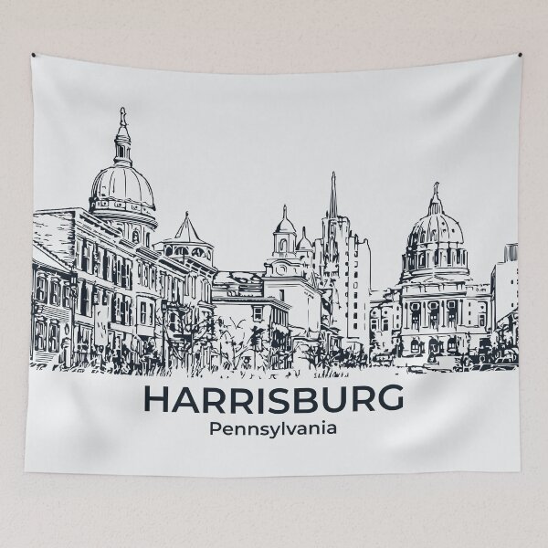 Item preview, Harrisburg - Pennsylvania designed and sold by Lakeric Cityscapes.